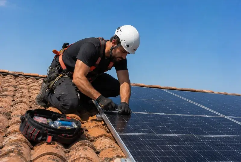 Maintenance et monitoring de panneaux solaires à Barre