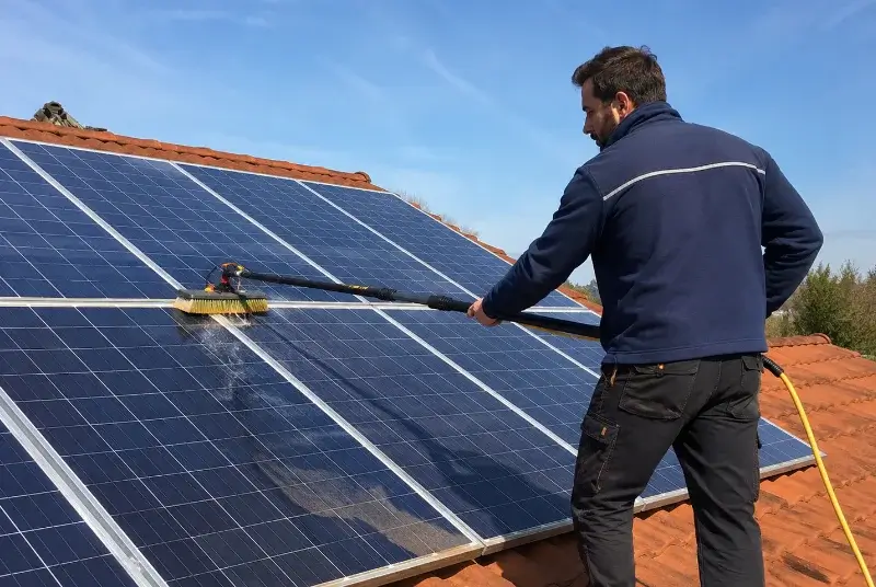 Nettoyage et entretien de panneaux solaires à Barre